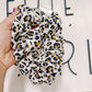 White Leopard Fall Oversized Scrunchy