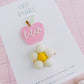 PREORDER: Personalized Apple Hair Clip