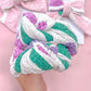 Pink/Purple/Greens Vintage Quilt Knotted Headband