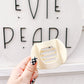 Off White Flat Medium Claw Clip