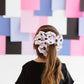 Black|Orange|Purple|Lilac Halloween Stripes Oversized Scrunchie