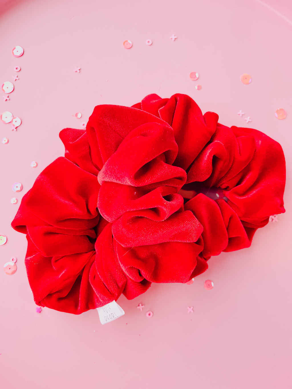 Red Velvet Oversized Scrunchie