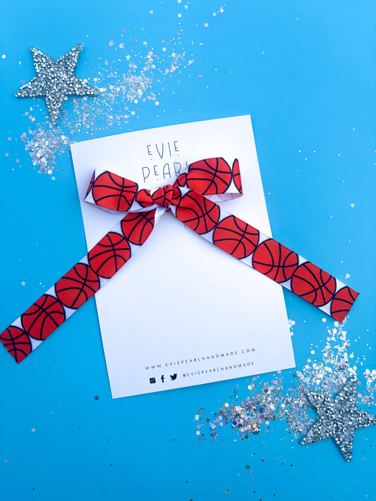 Sports Large Ribbon Bow