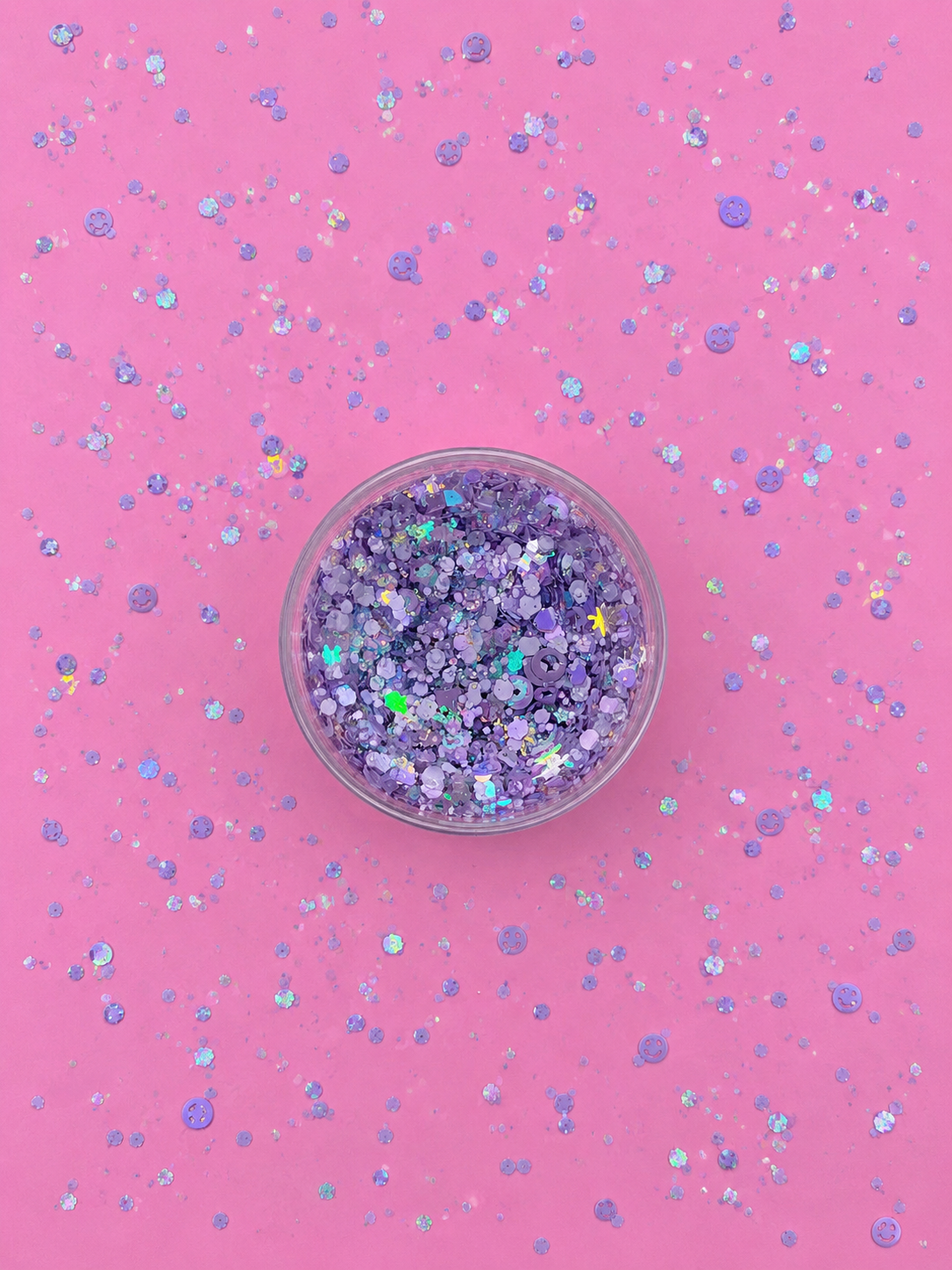 Purple Hair Glitter