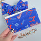 KU Rockchalk Jayhawk Baby Bow Turban