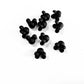 Mini Black Mickey Head Claw Clips