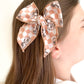 Tan Checkered Modern Mouse Bow