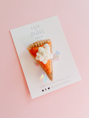 Pumpkin Pie Hair Clip