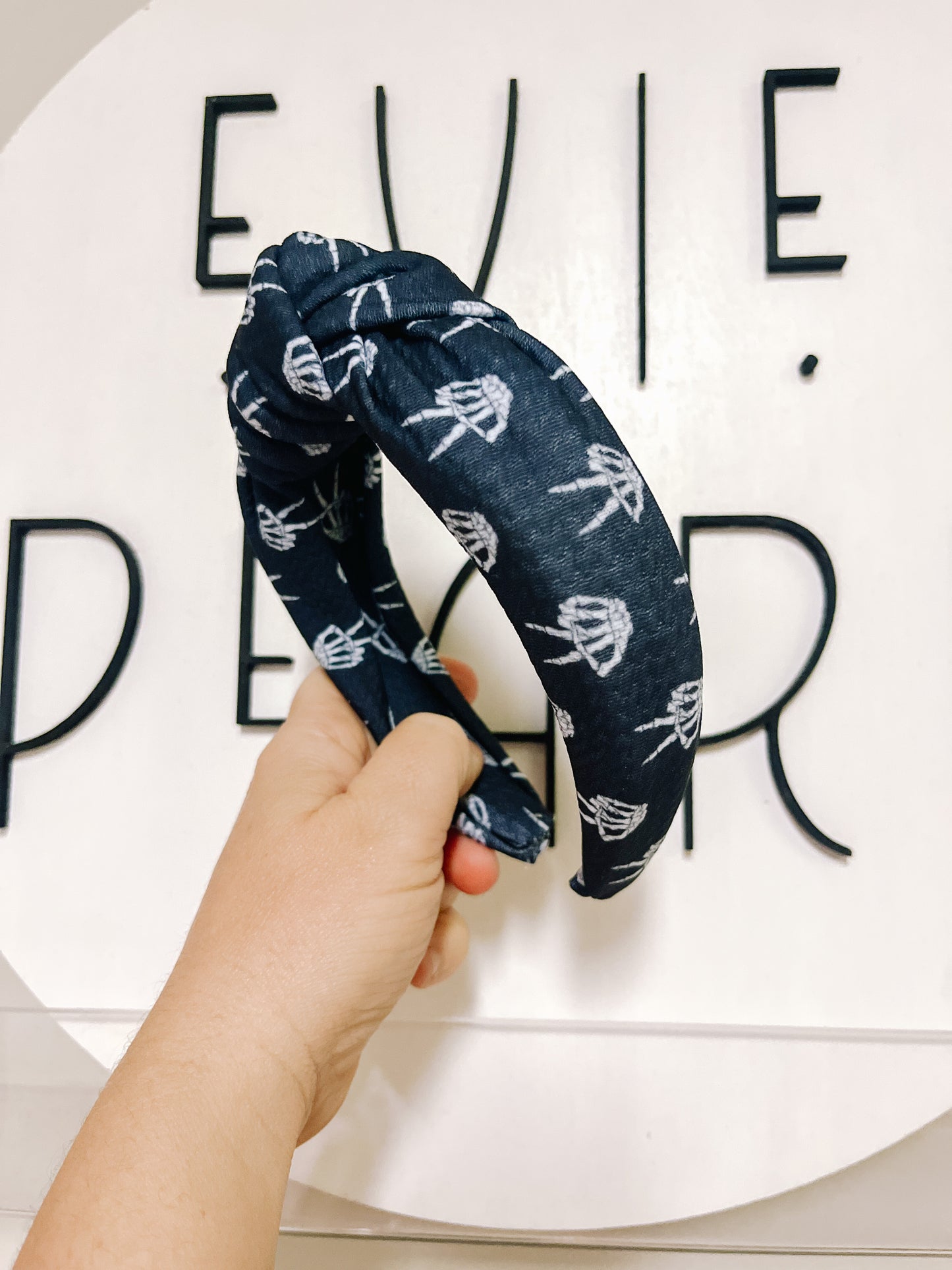 Peace| Skelly Knotted Headband for Girls & Women