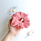 Red Stripe Regular Scrunchy