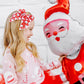 Red Santa Oversized Bow