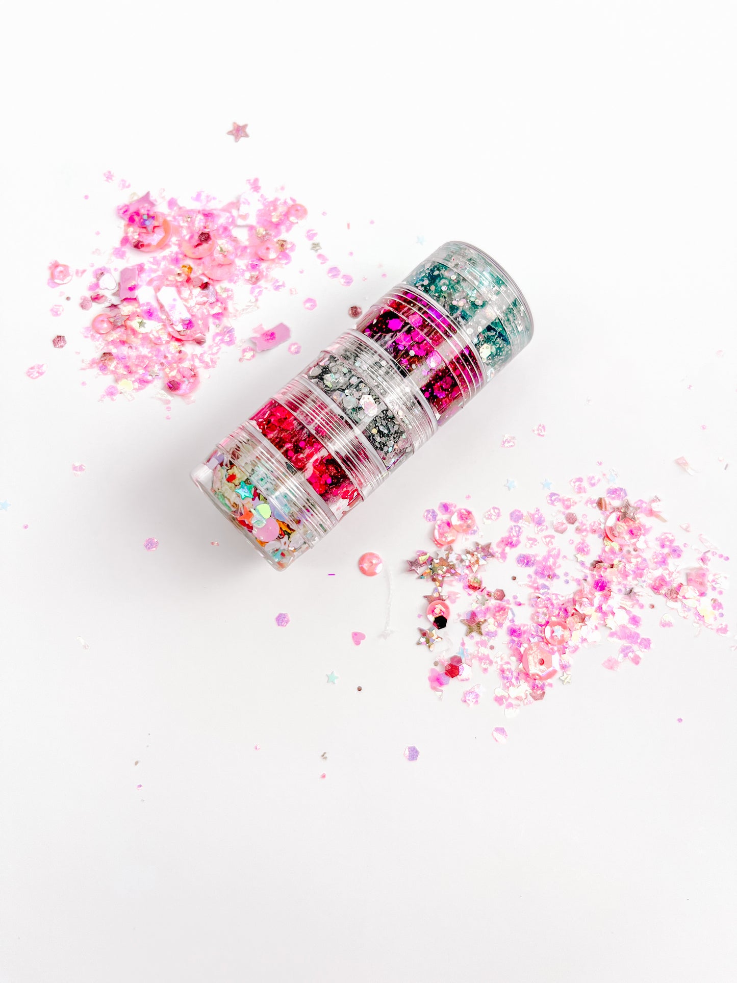 Stack of 5 Hair Glitter Gel