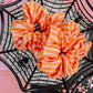 Pink Peach Stripes Oversized Scrunchy