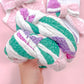 Pink/Purple/Greens Vintage Quilt Knotted Headband