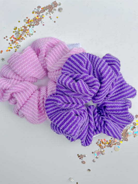KSU Ribbed Oversized Scrunchy