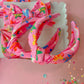 Pink Positive Affirmation Knotted Headband