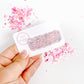 Cotton Candy-Pink|Blue|Silver Glitter Single Snap Clip