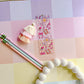 Coffee & Bows Acrylic Bookmark with Tassel