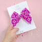 Medium Purple Quilt Bow