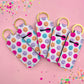Smiley Chapstick Keychain