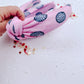 Pink Disco Knotted Headband for Girls & Women