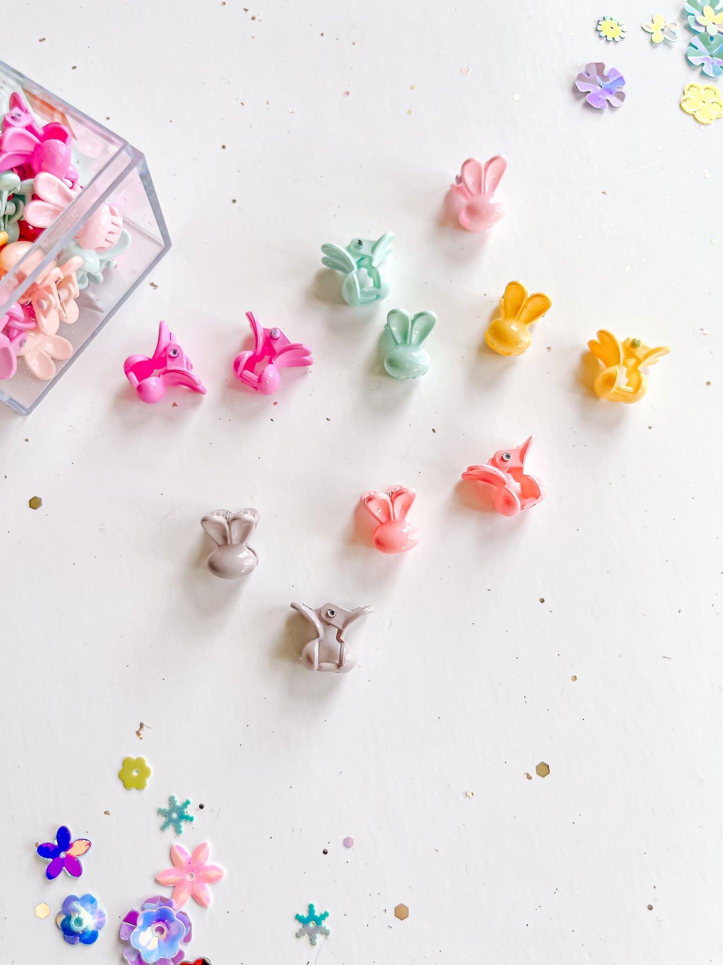 Tiny Bunny Claw Clips