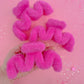 Hot Pink Fuzzy Large Claw Clip