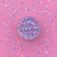 Pink Purple Blue Stars Hair Glitter
