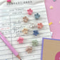 Mini Flower Claw Clips Set of Ten