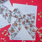 White Football Touchdown XL Pinwheel Bow
