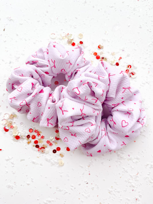 Pink Bows Oversized Scrunchy