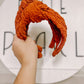 Terracotta Pumpkin Crinkle Knotted Headband