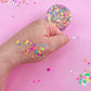 Neon Summer Sparkle Hair Glitter Gel