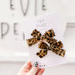 Leopard Velvet Pigtails