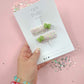 Silver Glitter Green Minnie Bow Pigtail Snap Clip