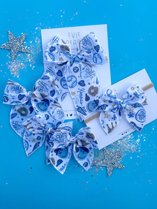 Kansas City Patches Hair Bow