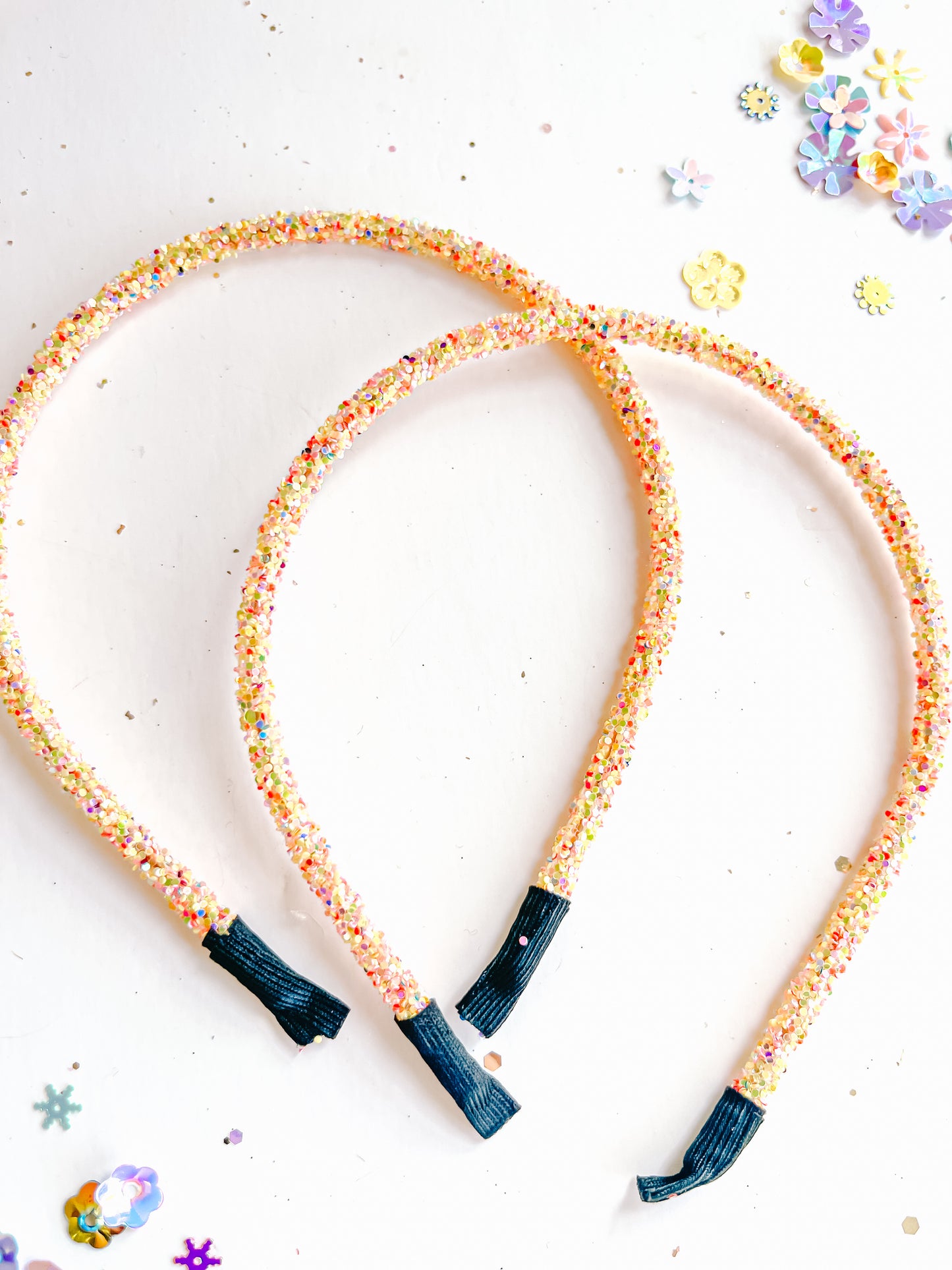 Lemonade Sparkle Glitter Headband