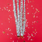 White Football Touchdown Scrunchy Lanyard