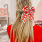 Red Santa Oversized Bow