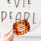 Brown Tortoise Shell Flat Medium Claw Clip