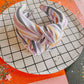 Black|Orange|Purple|Lilac Stripes Knotted Headband for Girls & Women