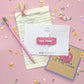 Personalized Bubblegum Pink Snap Clip