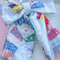 Wedding Ring Heirloom Quilted XL Wreath Tie Bow