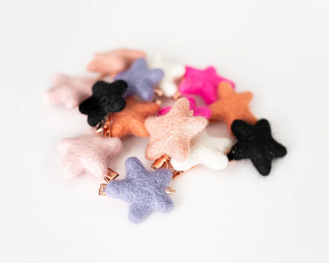 Single Felt Star Clip