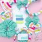 Neon Stripe Knotted Headband for girls & women