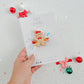 Gingerbread Man Hair Clip with Tinsel