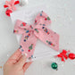 Pink Nutcracker XL Pinwheel Hair Bow