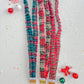 Christmas Plaid Scrunchy Teacher Lanyard