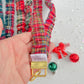 Christmas Plaid Scrunchy Teacher Lanyard
