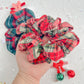 Christmas Plaid Oversized Scrunchy